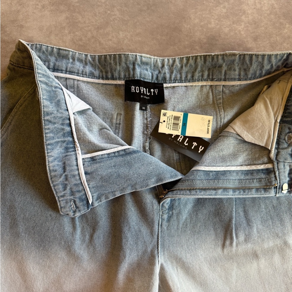 Royalty by Maluma Light Blue Denim shorts - Picture 11 of 11